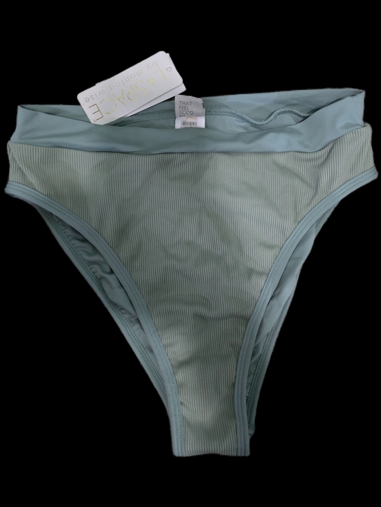 l*space Other - l*space Mint Ribbed High-Waist Bikini Bottom
